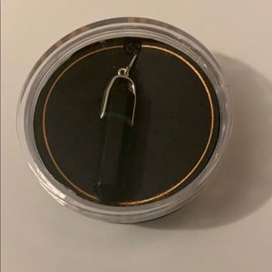 Alex and Ani Jewelry - NEW IN BOX Alex & Ani green glass pendant sterling Alex and Ani Jewelry - NEW IN BOX Alex & Ani green glass pendant sterling